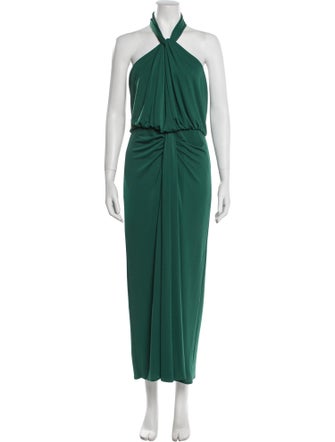 Cinq à Sept Halterneck Long Dress