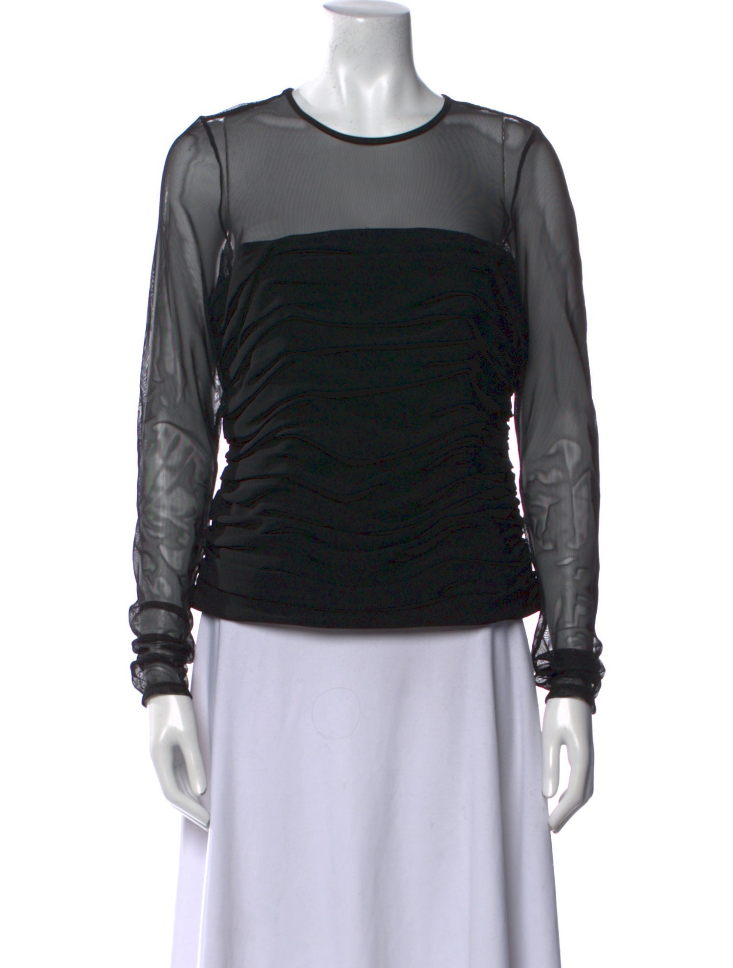 Cinq à Sept Crew Neck Long Sleeve Top w/ Tags