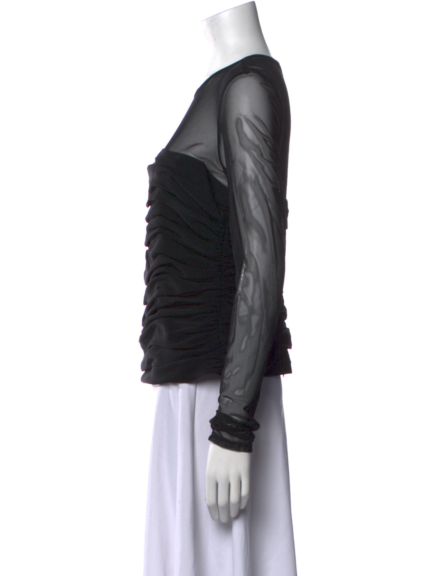 Cinq à Sept Crew Neck Long Sleeve Top w/ Tags