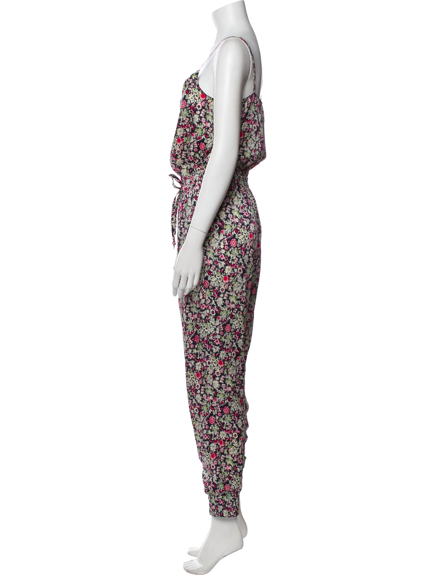 Cinq à Sept Printed Square Neckline Jumpsuit
