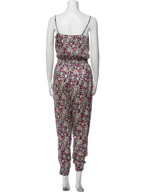 Cinq à Sept Printed Square Neckline Jumpsuit