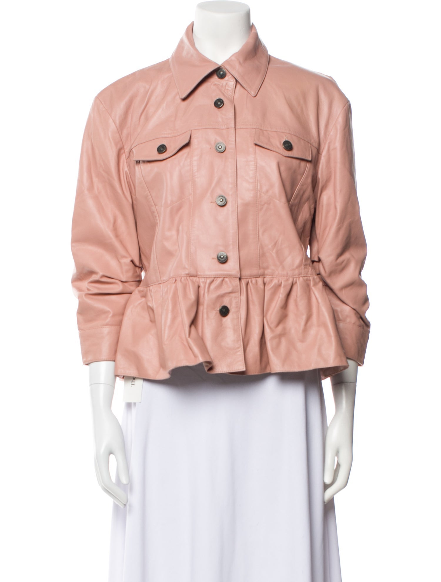 Cinq à Sept Leather Utility Jacket