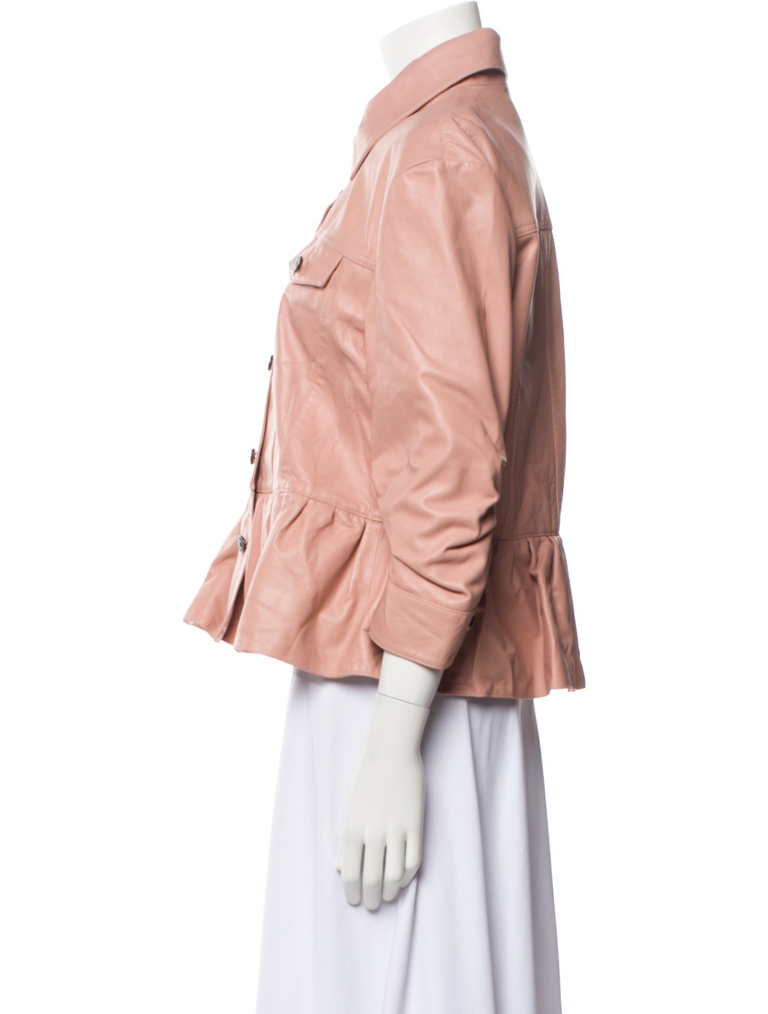 Cinq à Sept Leather Utility Jacket