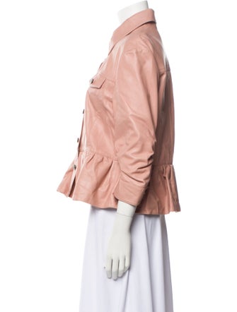 Cinq à Sept Leather Utility Jacket