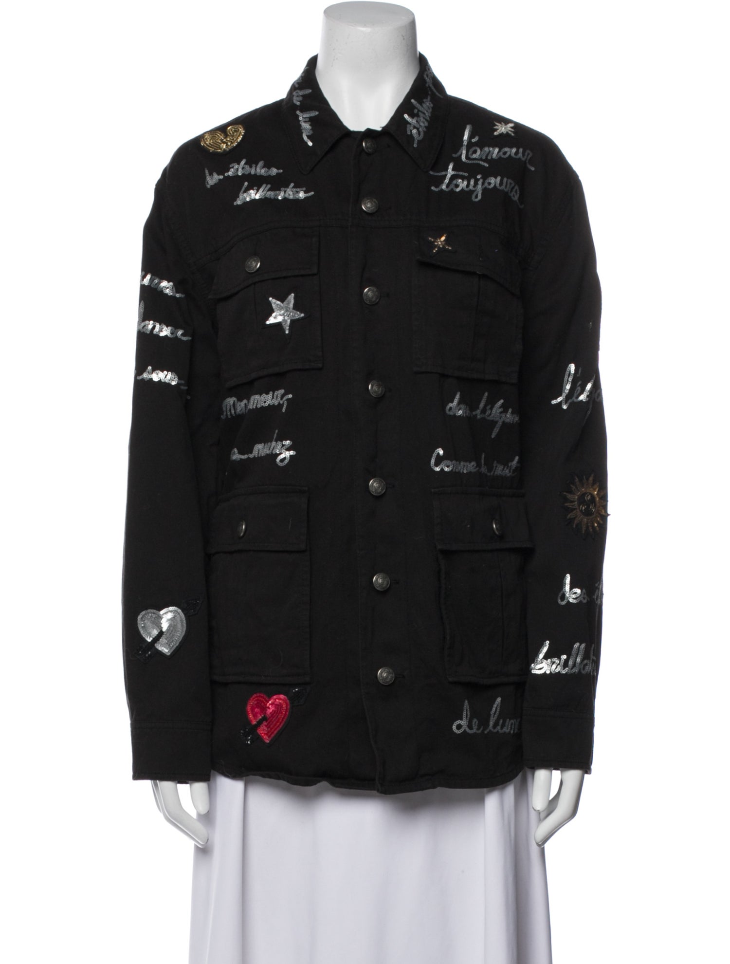 Cinq à Sept Printed Utility Jacket