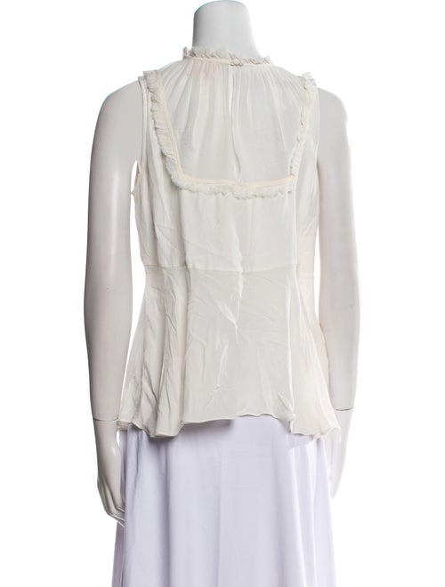 Cinq à Sept Silk Crew Neck Blouse