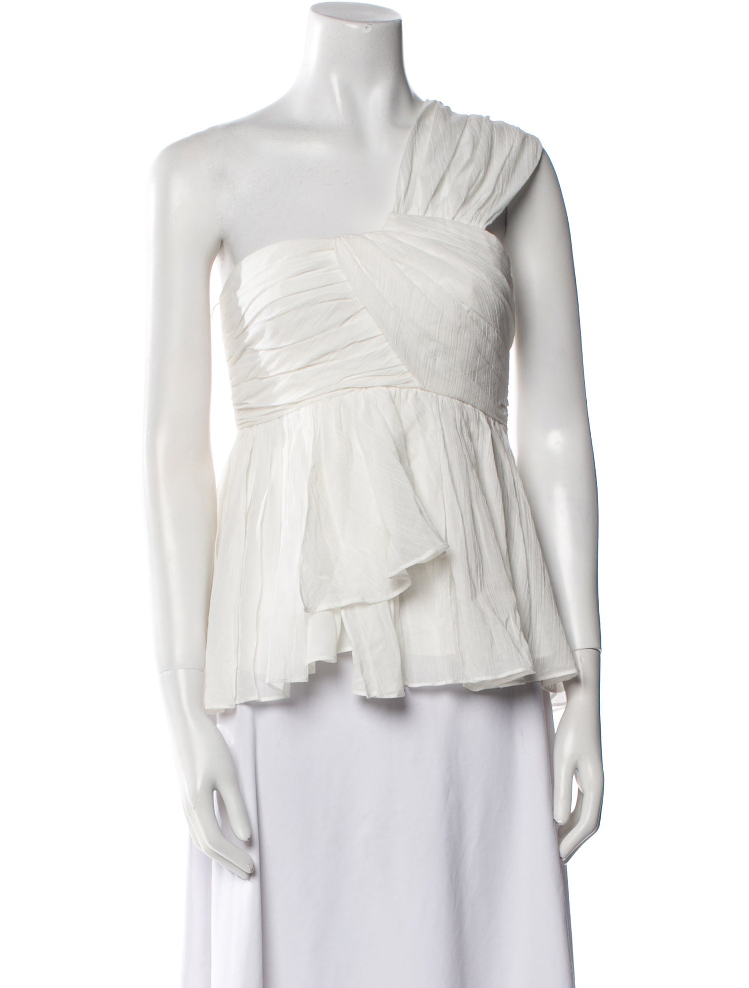 Cinq à Sept One-Shoulder Sleeveless Blouse