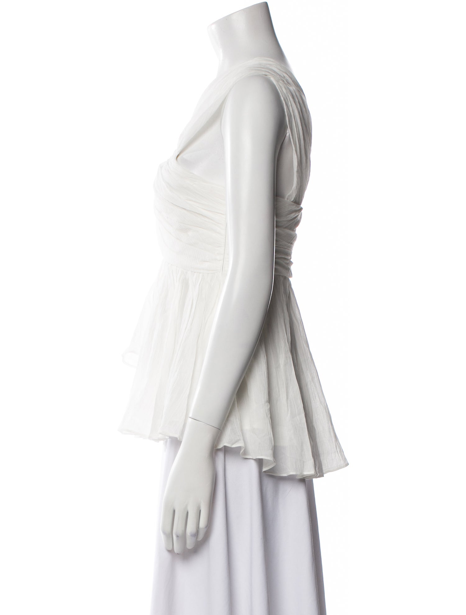 Cinq à Sept One-Shoulder Sleeveless Blouse