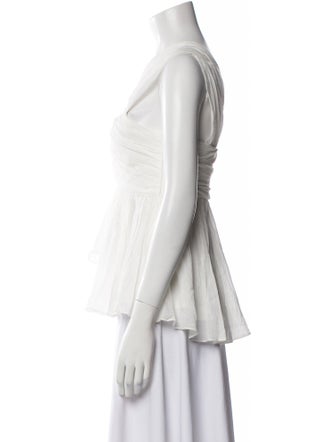 Cinq à Sept One-Shoulder Sleeveless Blouse