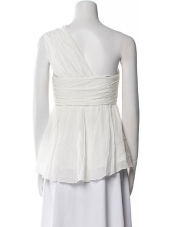 Cinq à Sept One-Shoulder Sleeveless Blouse