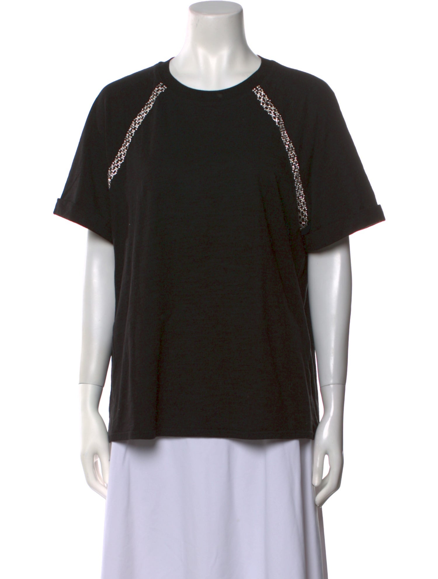 Cinq à Sept Crew Neck Short Sleeve T-Shirt