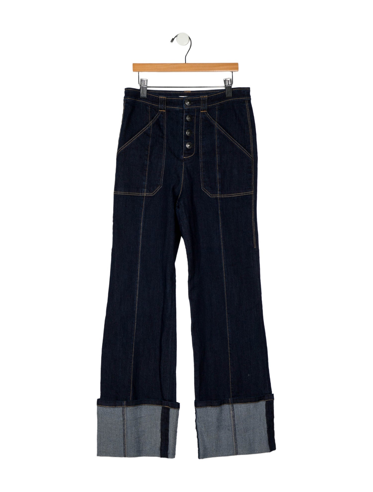 Cinq à Sept High-Rise Wide Leg Jeans