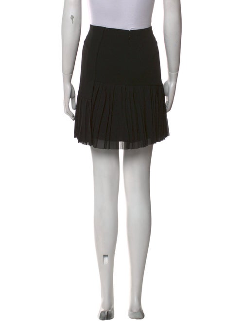 Cinq à Sept Mesh Accents Mini Skirt