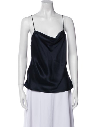 Cinq à Sept Silk Cowl Neck Top