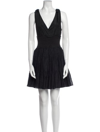 Cinq à Sept V-Neck Mini Dress