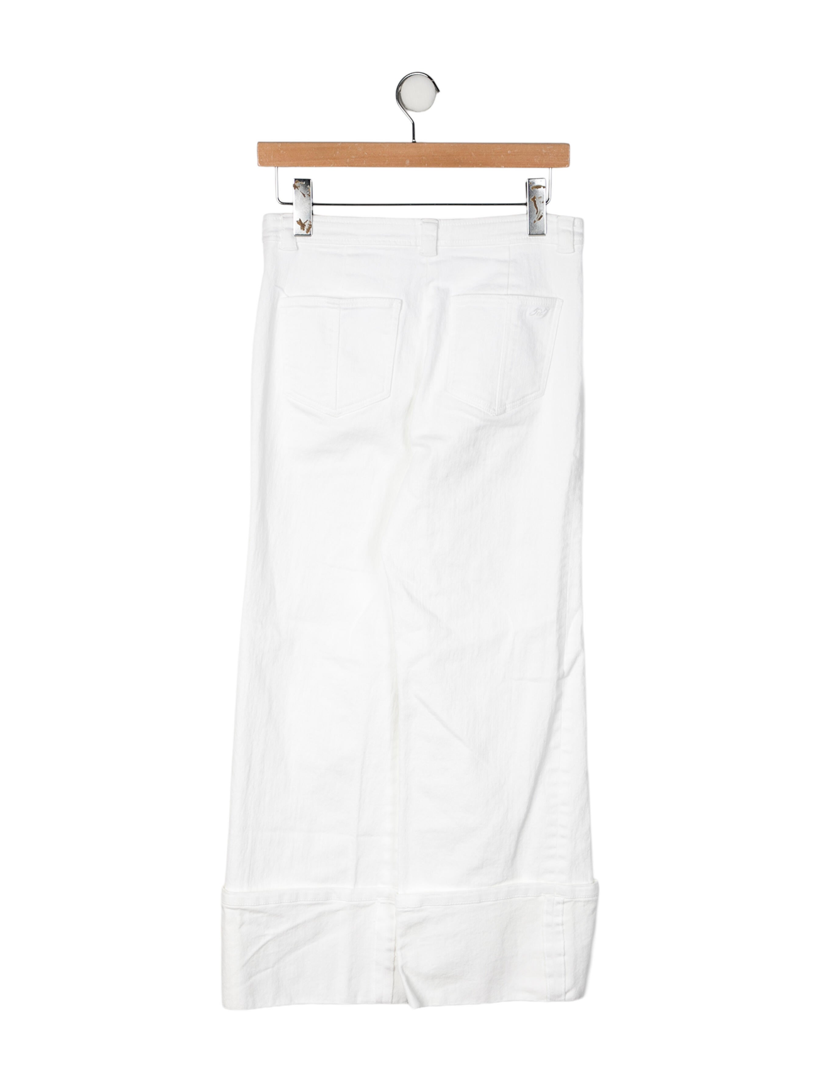 Cinq à Sept Mid-Rise Wide Leg Jeans