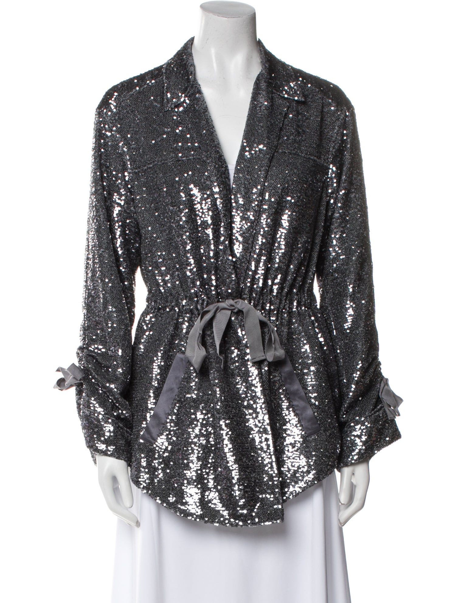 Cinq à Sept Striped Evening Jacket