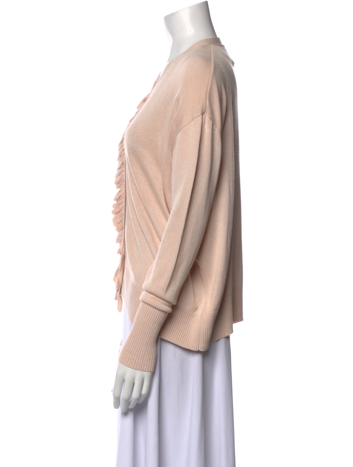 Cinq à Sept Silk V-Neck Sweater