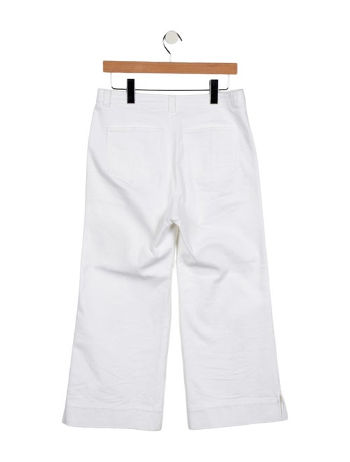 Cinq à Sept Mid-Rise Wide Leg Jeans