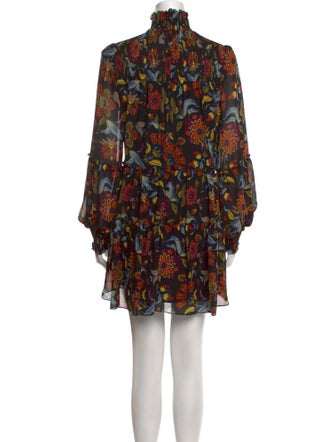 Cinq à Sept Floral Print Mini Dress