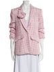 Cinq à Sept Tweed Pattern Blazer