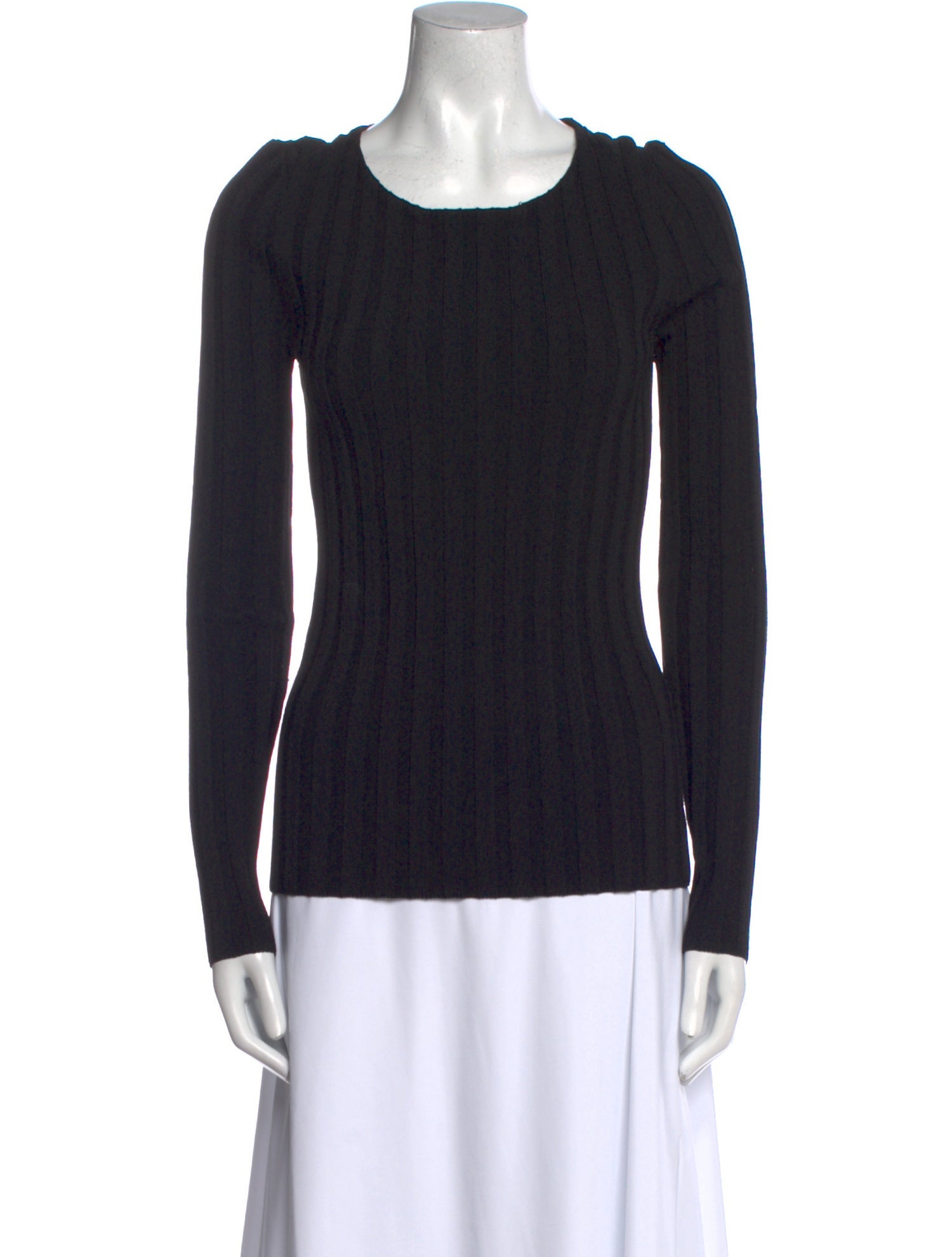 Cinq à Sept Scoop Neck Long Sleeve Top