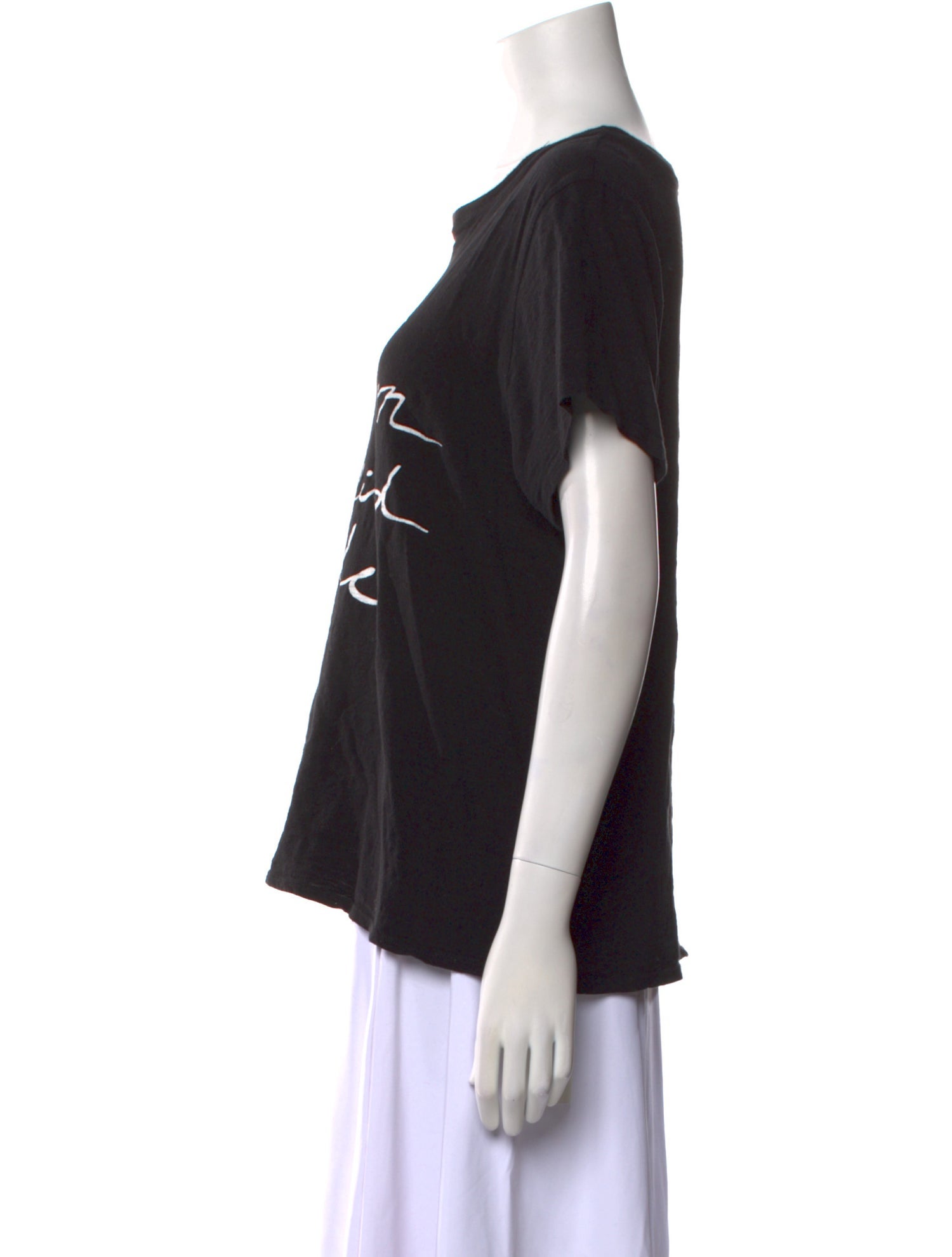 Cinq à Sept Graphic Print Crew Neck T-Shirt