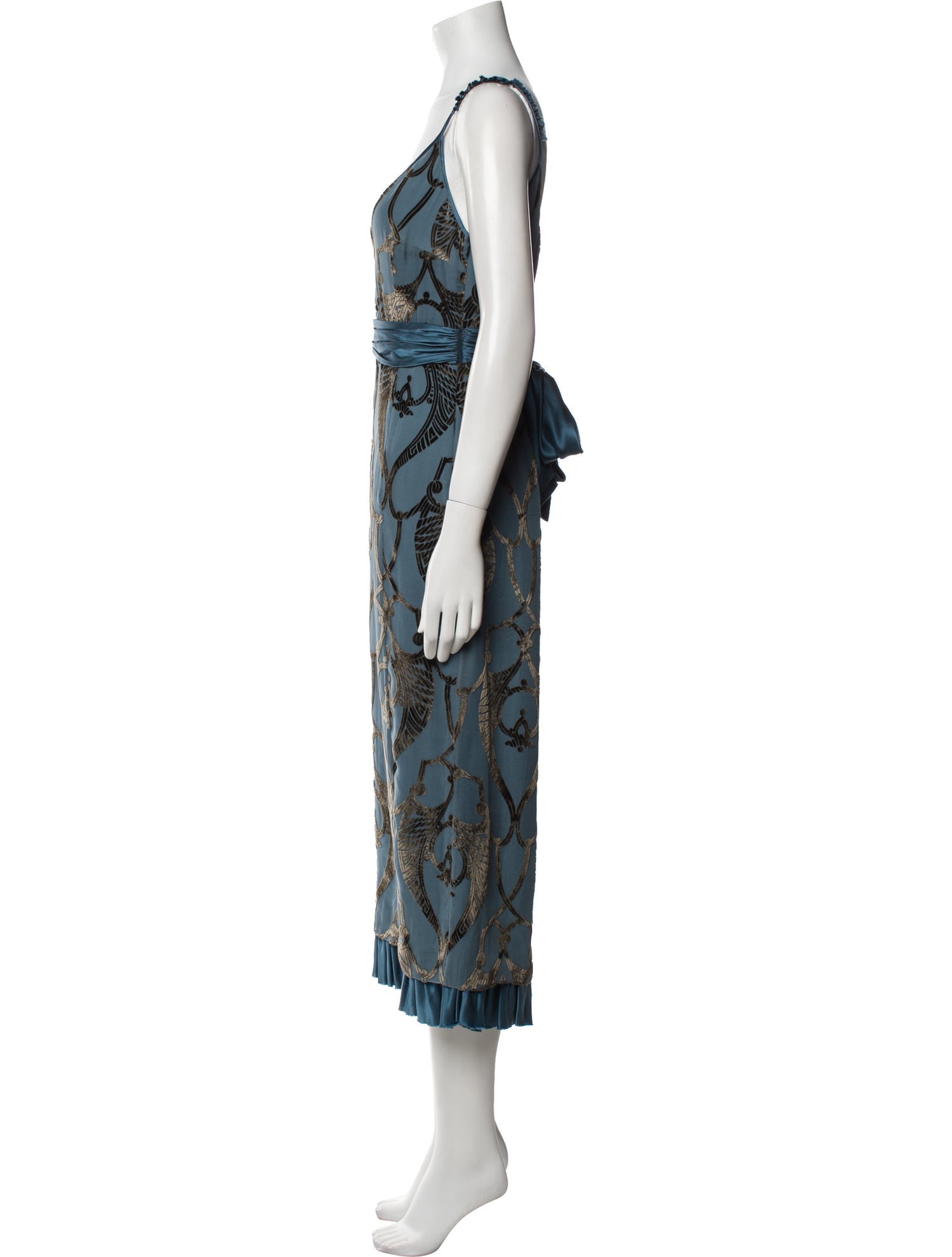 Cinq à Sept Printed Long Dress