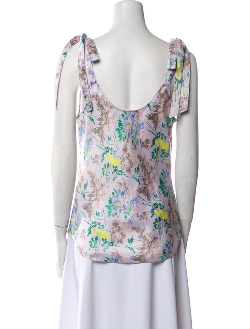 Cinq à Sept Floral Print Cowl Neck Top