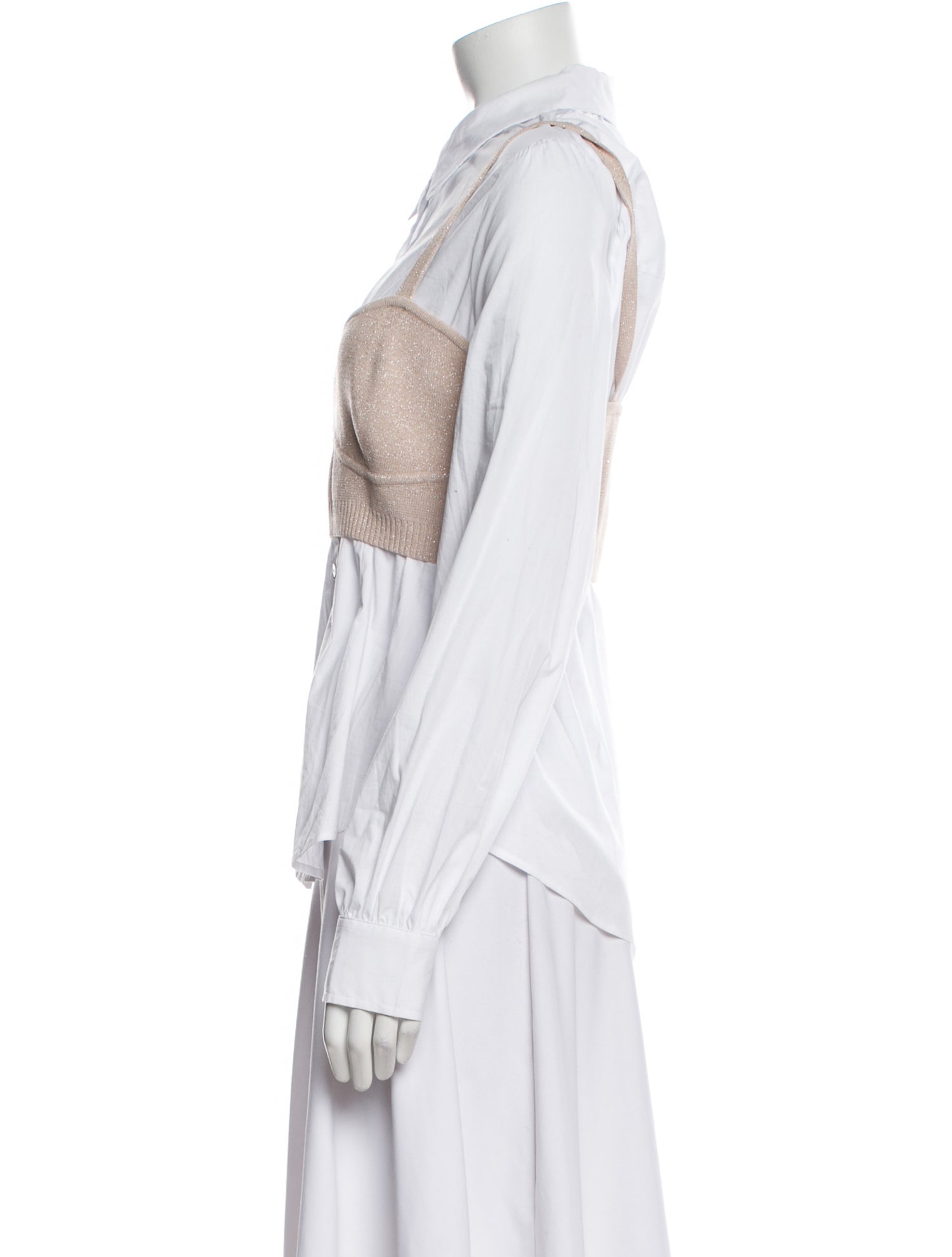 Cinq à Sept Long Sleeve Button-Up Top