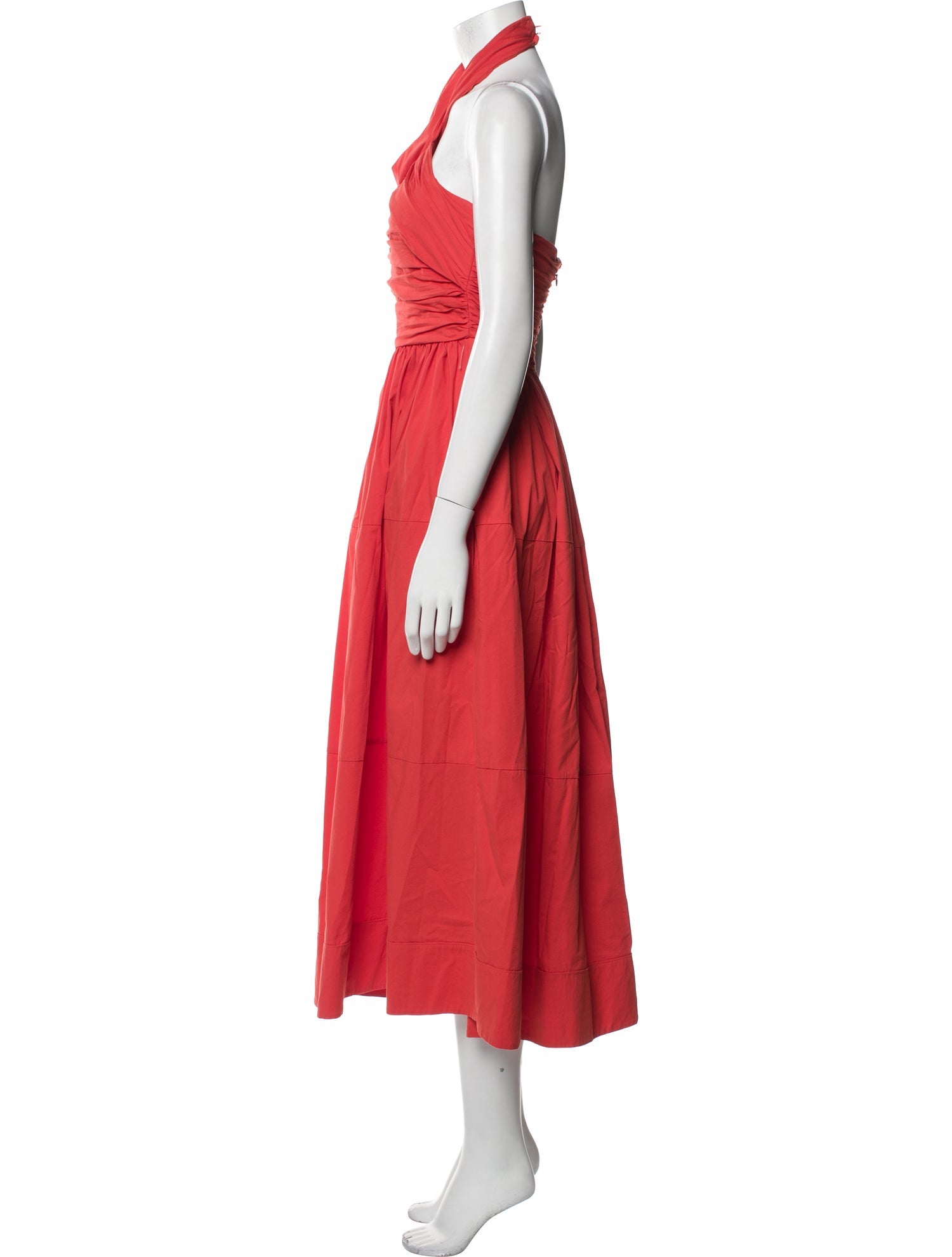 Cinq à Sept Halterneck Knee-Length Dress