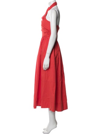 Cinq à Sept Halterneck Knee-Length Dress