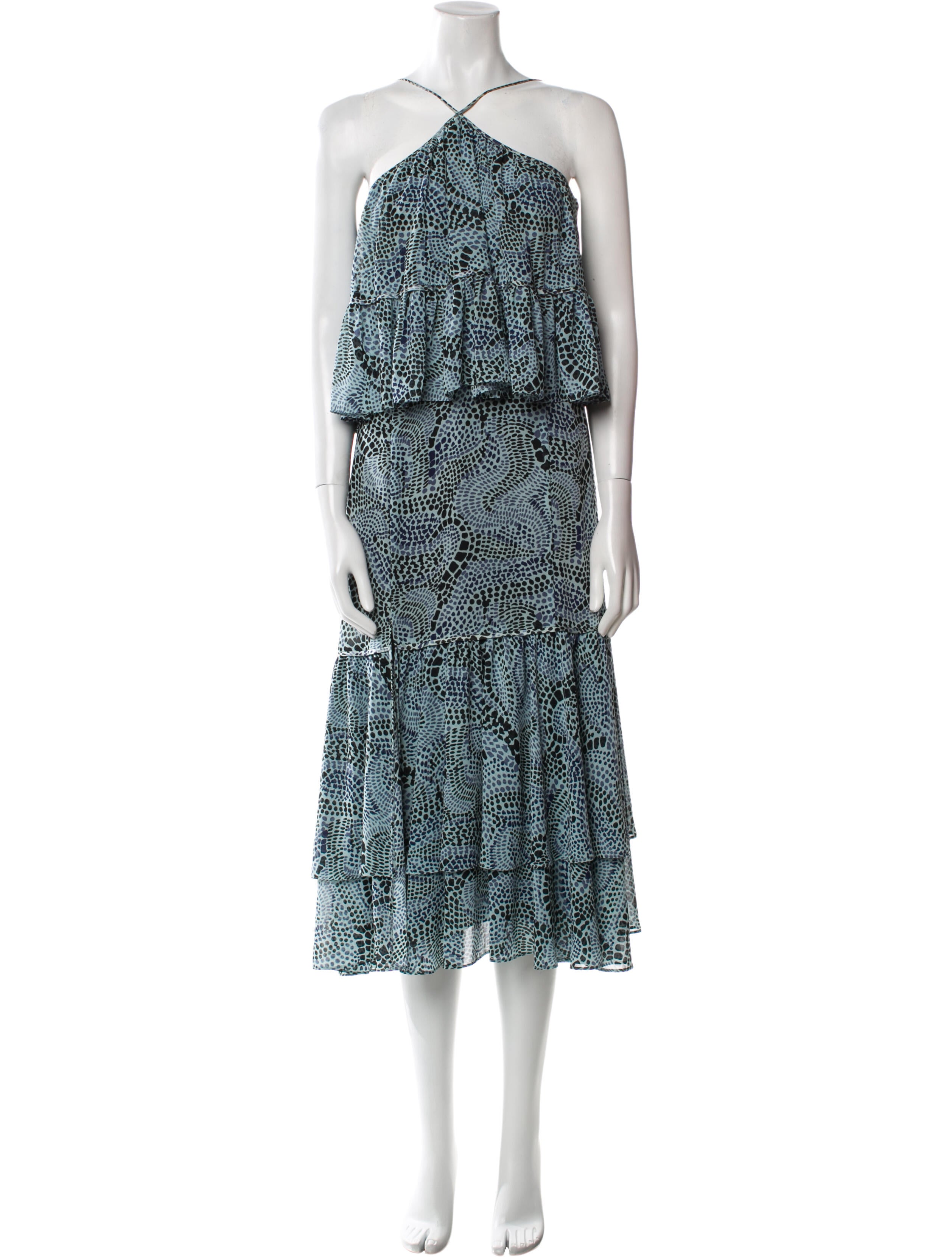 Cinq à Sept Printed Long Dress