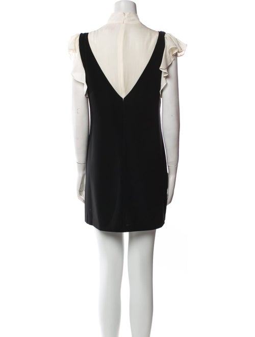 Cinq à Sept Mock Neck Mini Dress