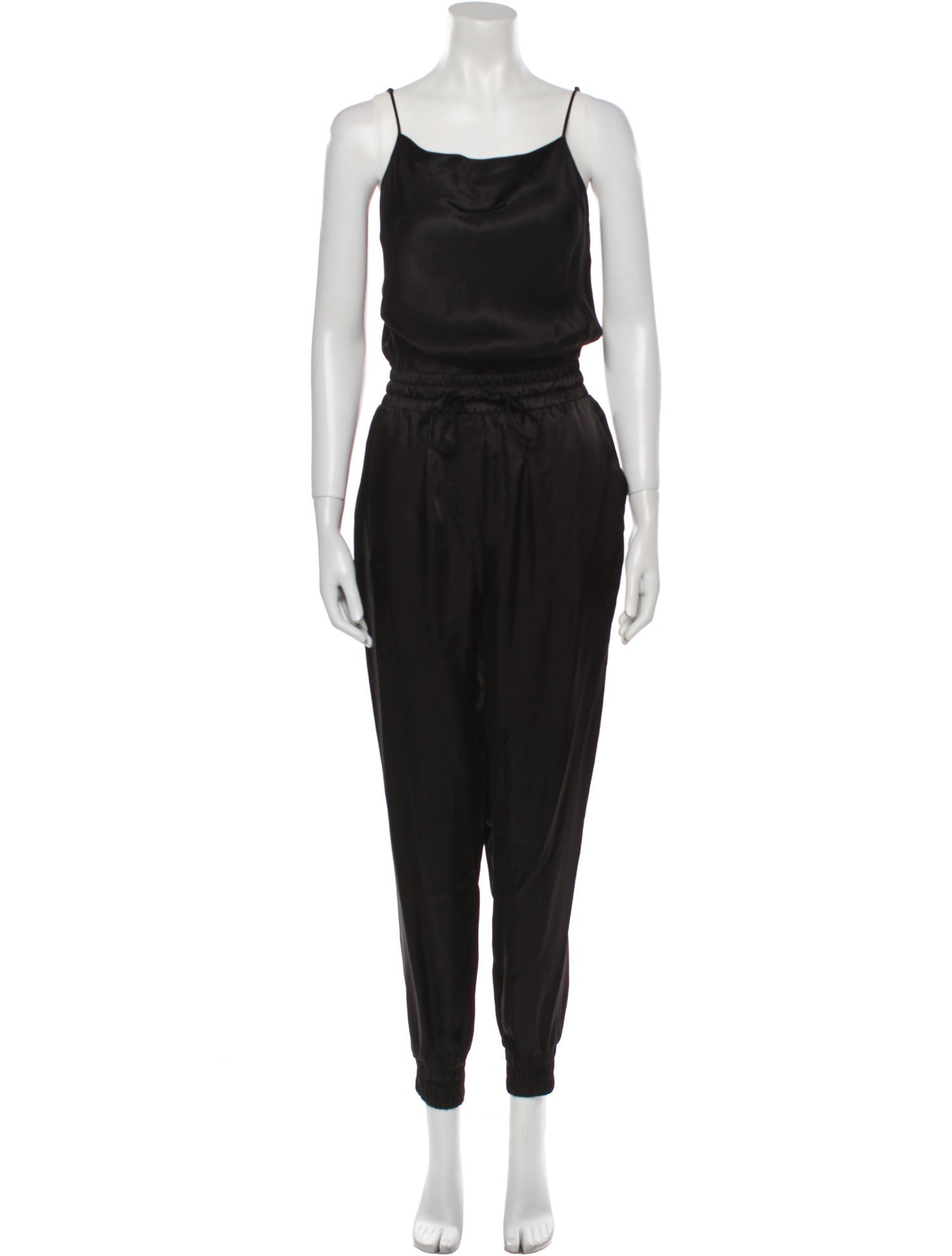 Cinq à Sept Silk Scoop Neck Jumpsuit