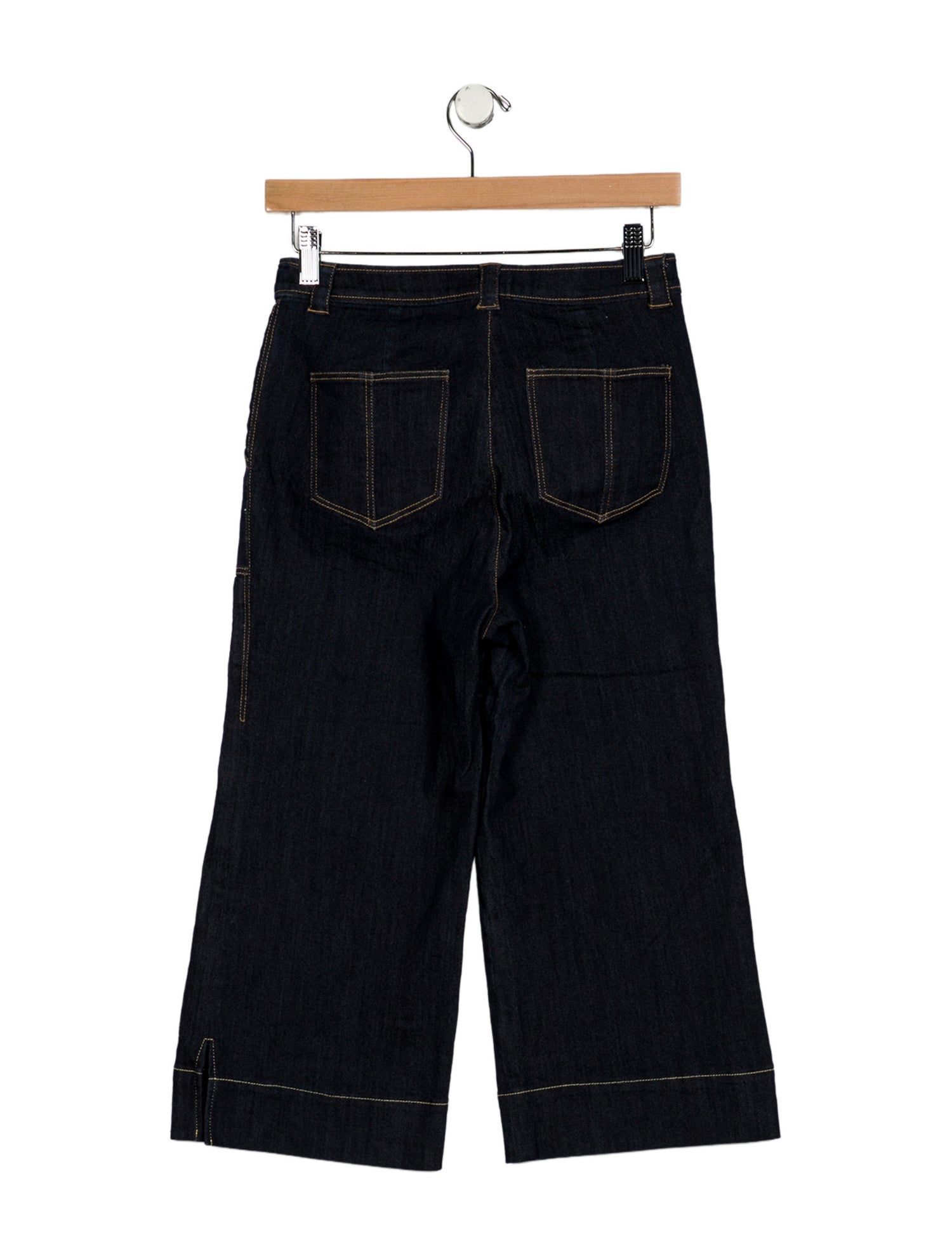 Cinq à Sept Mid-Rise Wide Leg Jeans