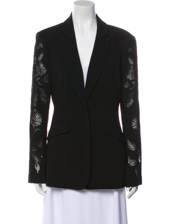 Cinq à Sept Lace Pattern Blazer