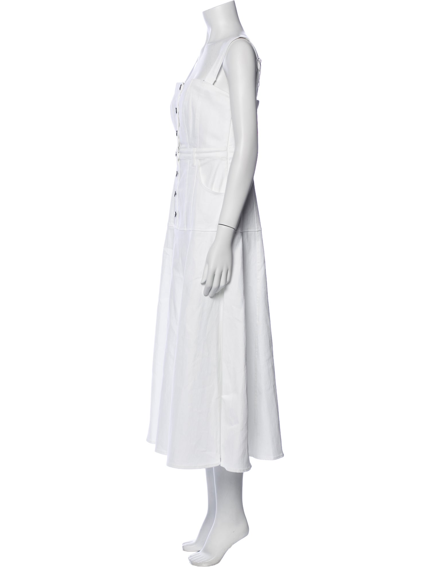 Cinq à Sept Square Neckline Long Dress