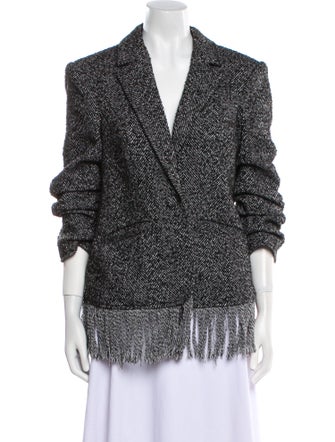 Cinq à Sept Tweed Pattern Blazer