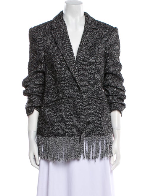 Cinq à Sept Tweed Pattern Blazer