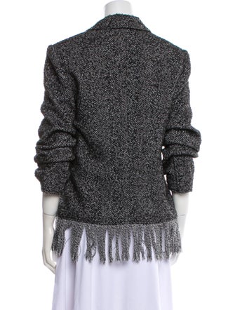 Cinq à Sept Tweed Pattern Blazer