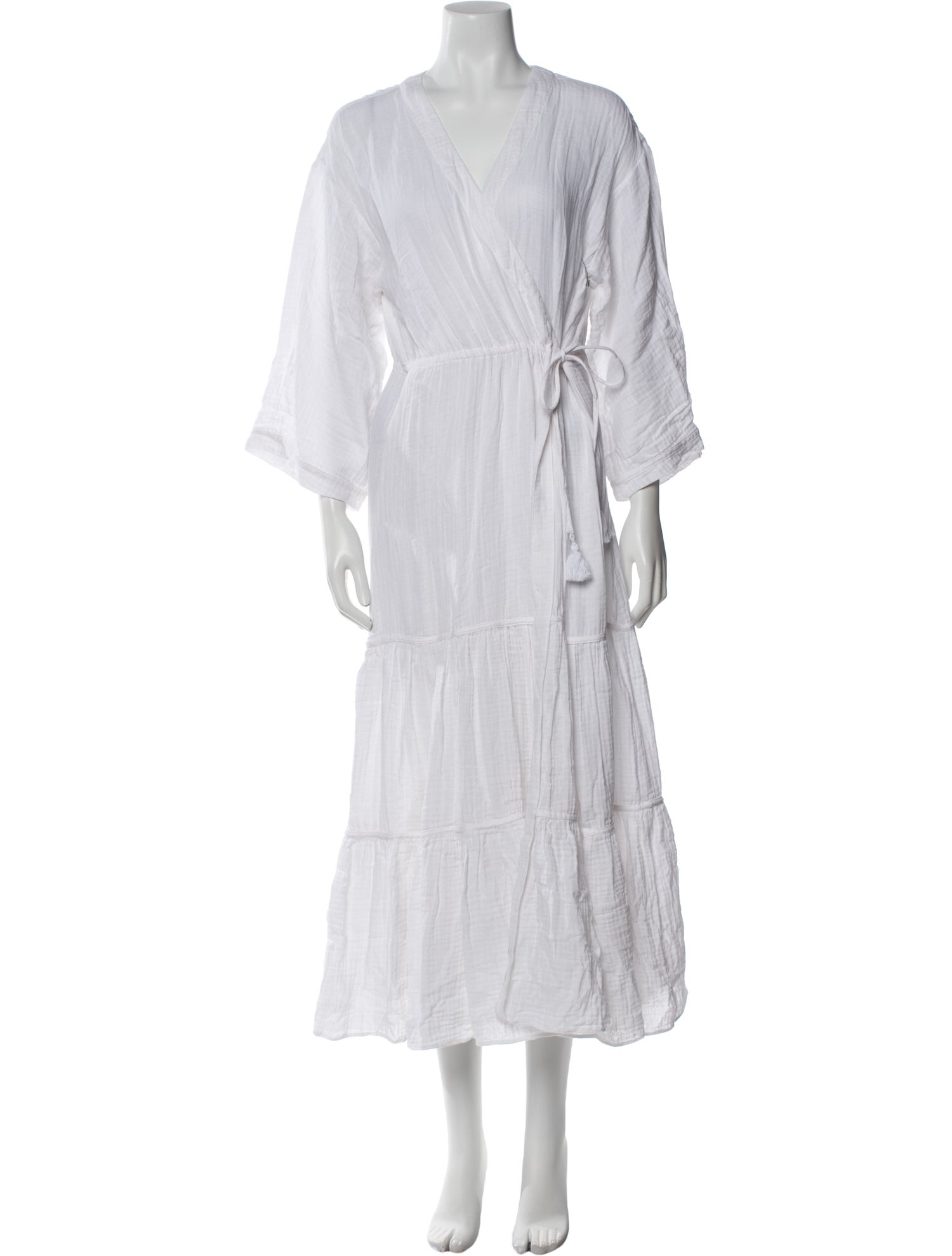 Cinq à Sept V-Neck Midi Length Dress