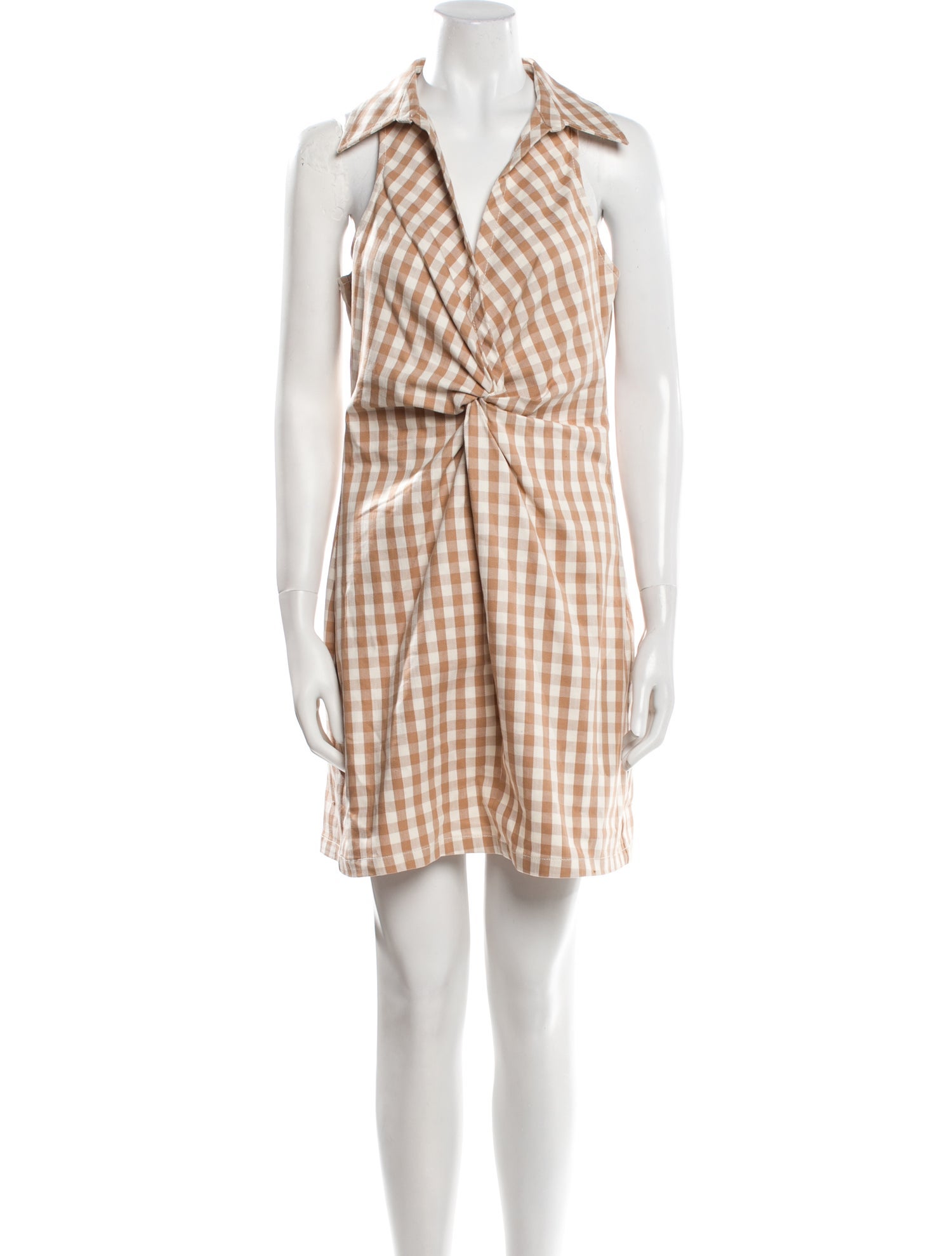 Cinq à Sept Plaid Print Mini Dress