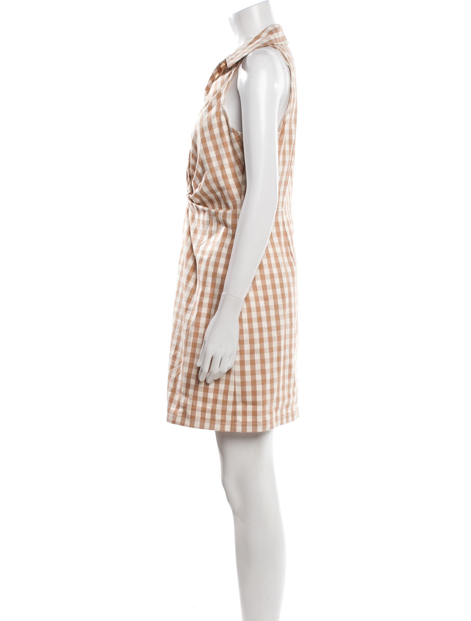 Cinq à Sept Plaid Print Mini Dress