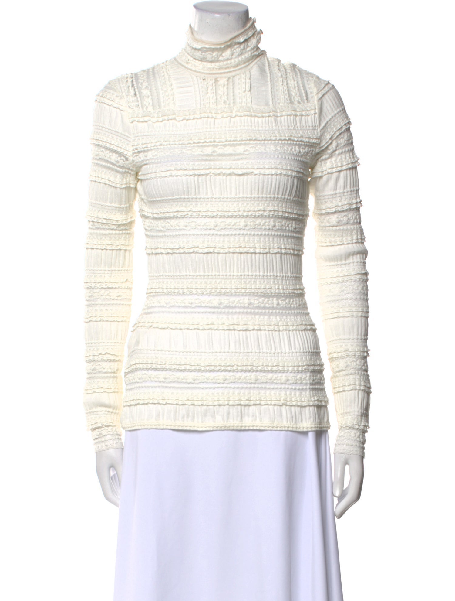 Cinq à Sept Turtleneck Long Sleeve Sweatshirt