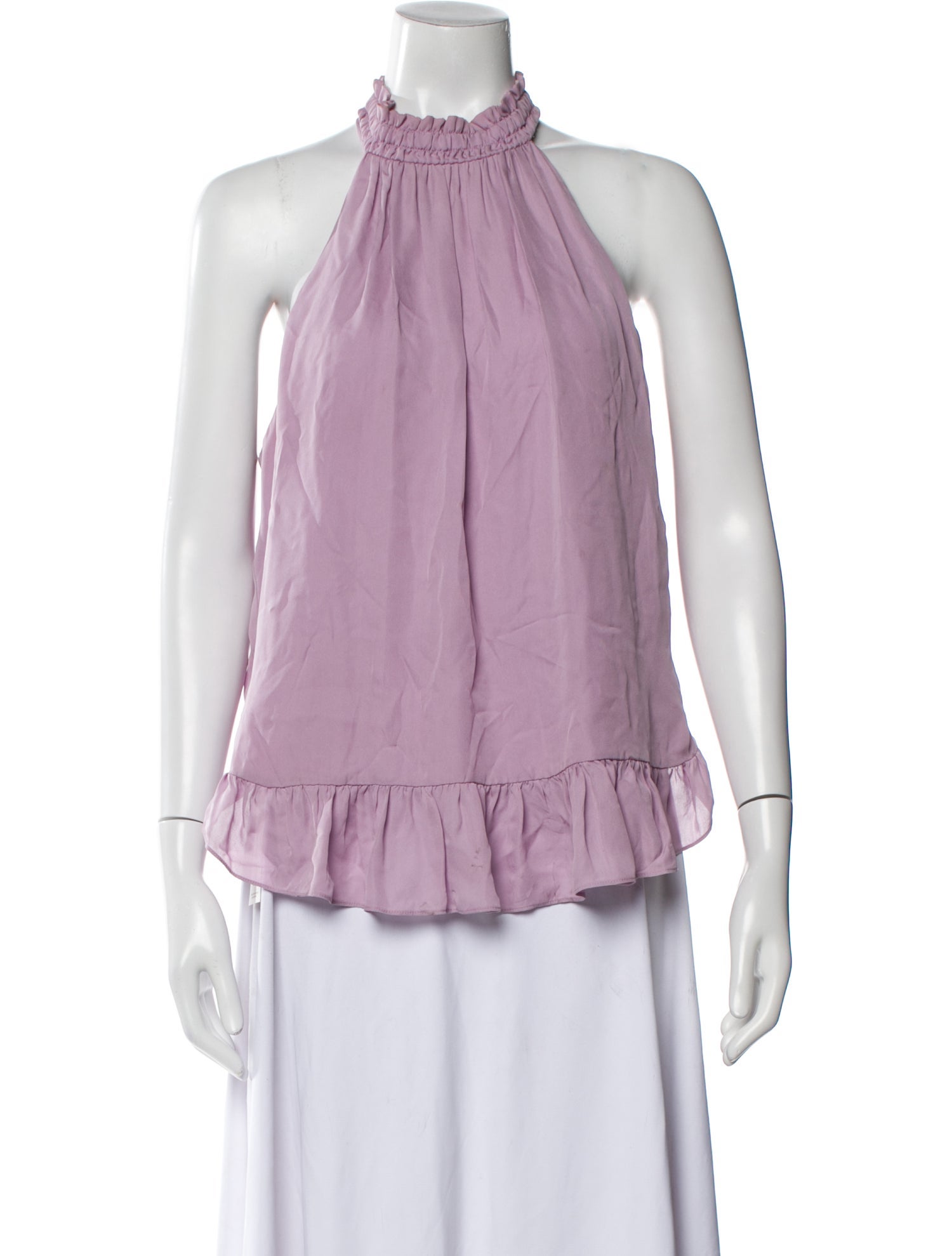 Cinq à Sept Silk Halterneck Blouse