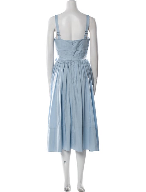 Cinq à Sept Square Neckline Midi Length Dress