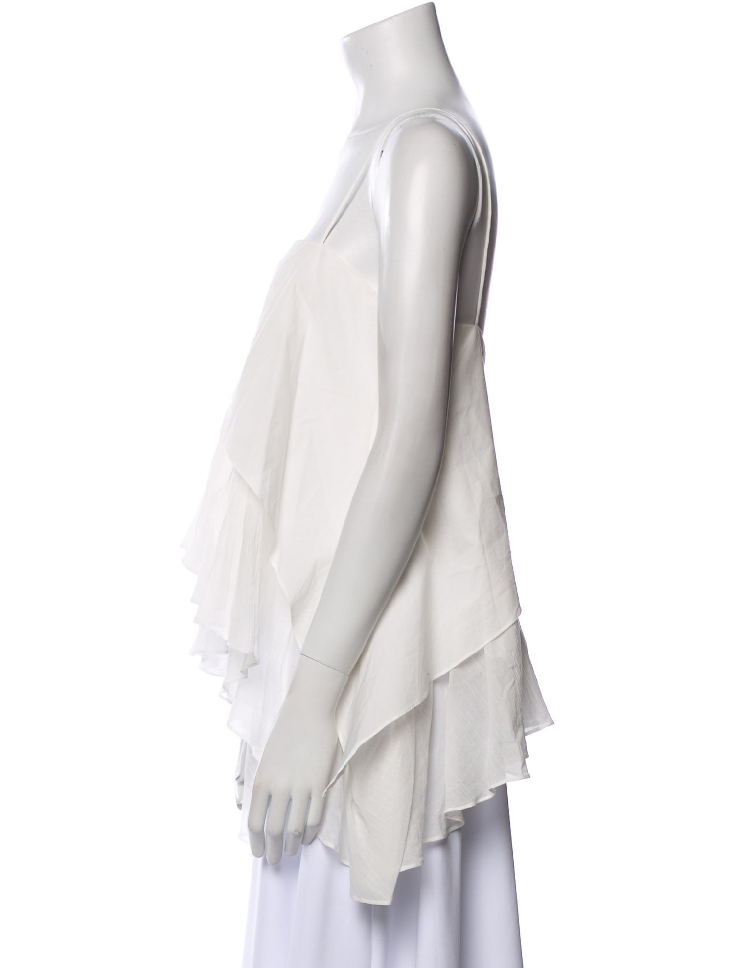 Cinq à Sept Square Neckline Sleeveless Top