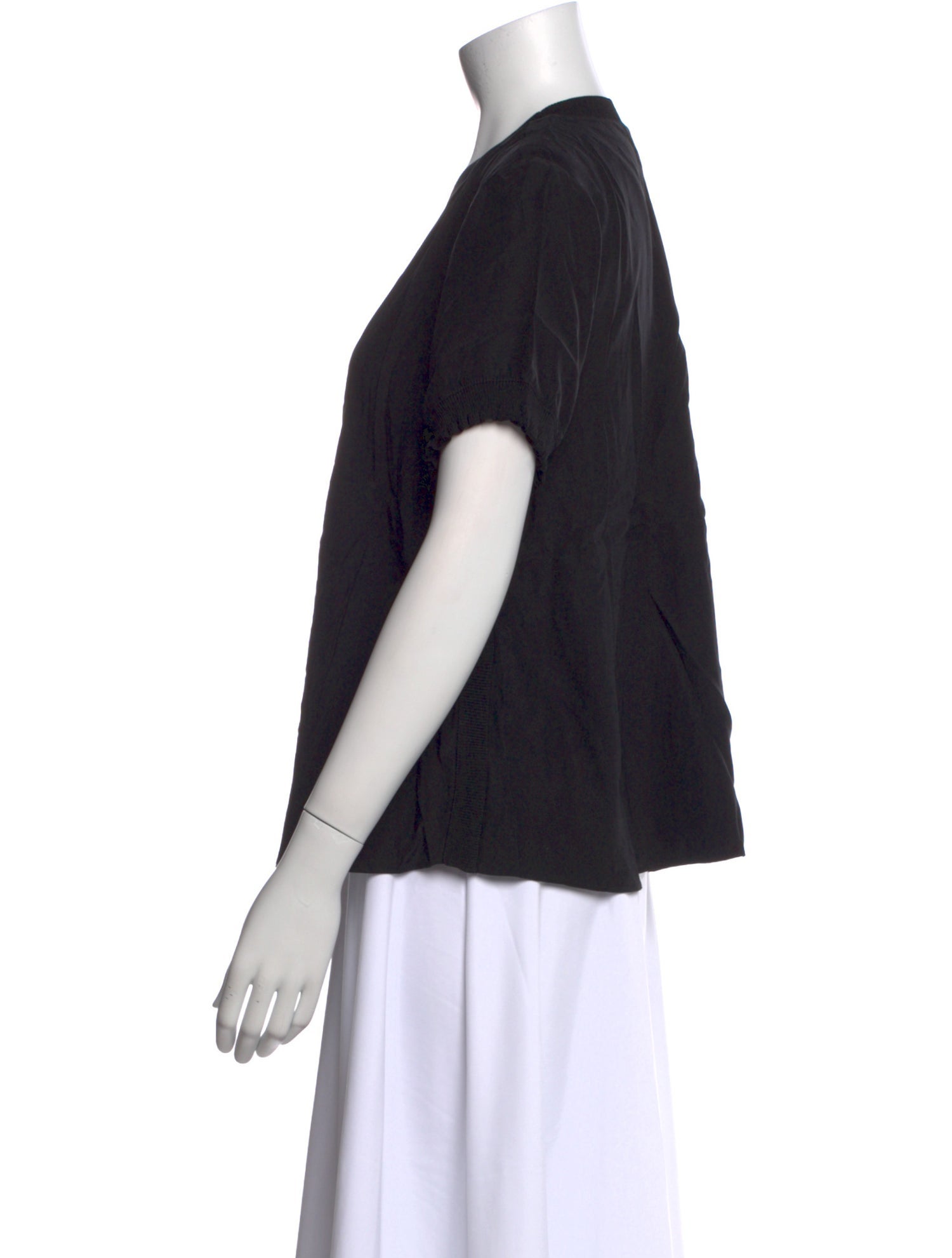 Cinq à Sept Silk Crew Neck T-Shirt w/ Tags