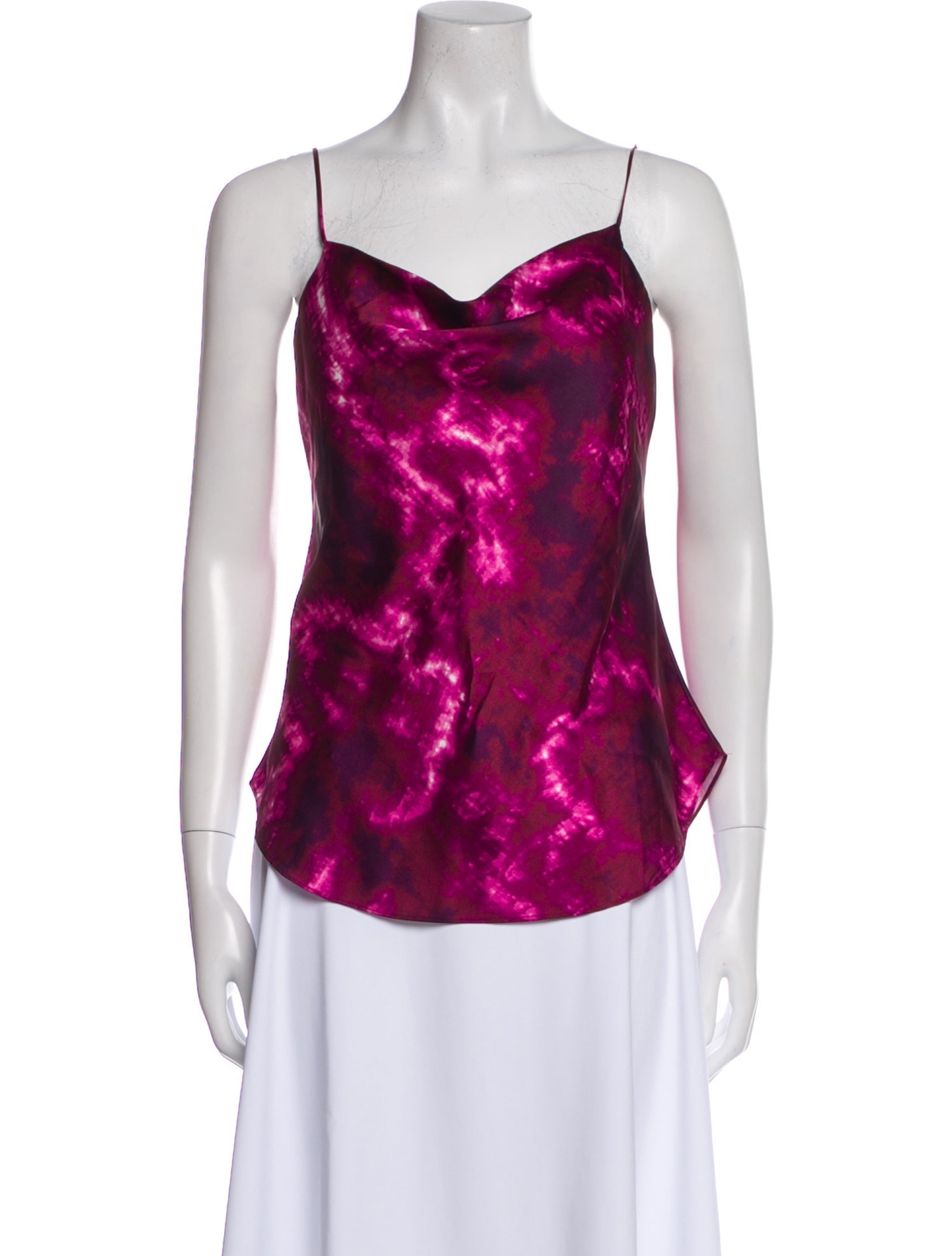 Cinq à Sept Tie-Dye Print V-Neck Top w/ Tags